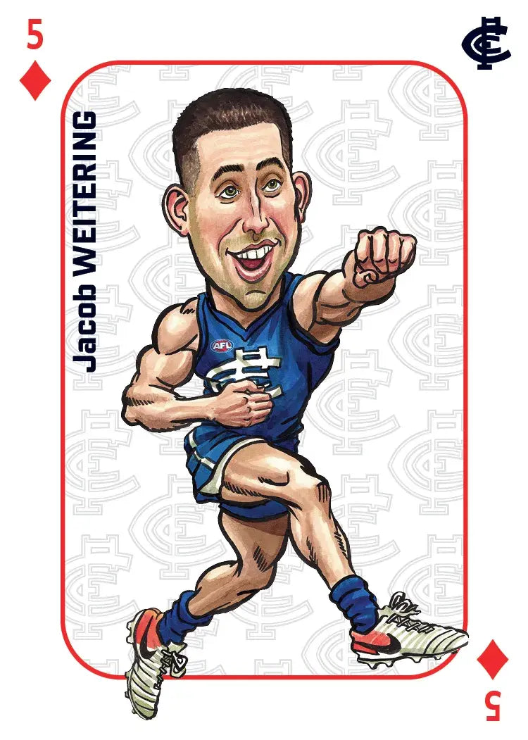 Teamcoach 2026 Magic Wildcards Playing Cards MW-03 Jacob Weitering - Carlton Blues