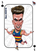 Teamcoach 2026 Star Wildcards Playing Cards SW-01 Ben Keays - Adelaide Crows