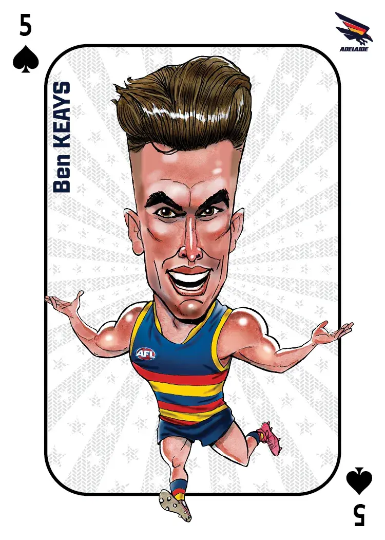 Teamcoach 2026 Star Wildcards Playing Cards SW-01 Ben Keays - Adelaide Crows