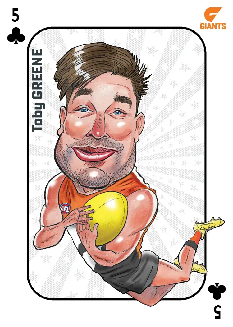 Teamcoach 2026 Star Wildcards Playing Cards SW-09 Toby Greene - GWS Giants