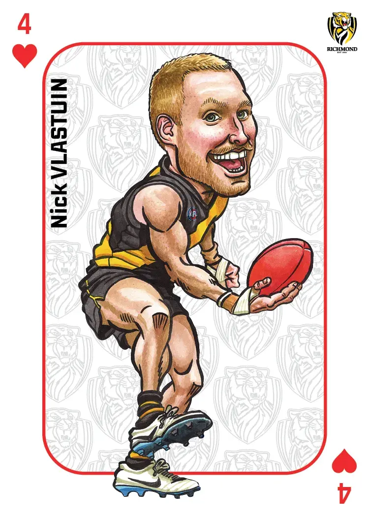 Teamcoach 2026 Magic Wildcards Playing Cards MW-14 Nick Vlastuin - Richmond Tigers
