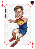 Teamcoach 2026 Magic Wildcards Playing Cards MW-11 Jack Viney - Melbourne Demons