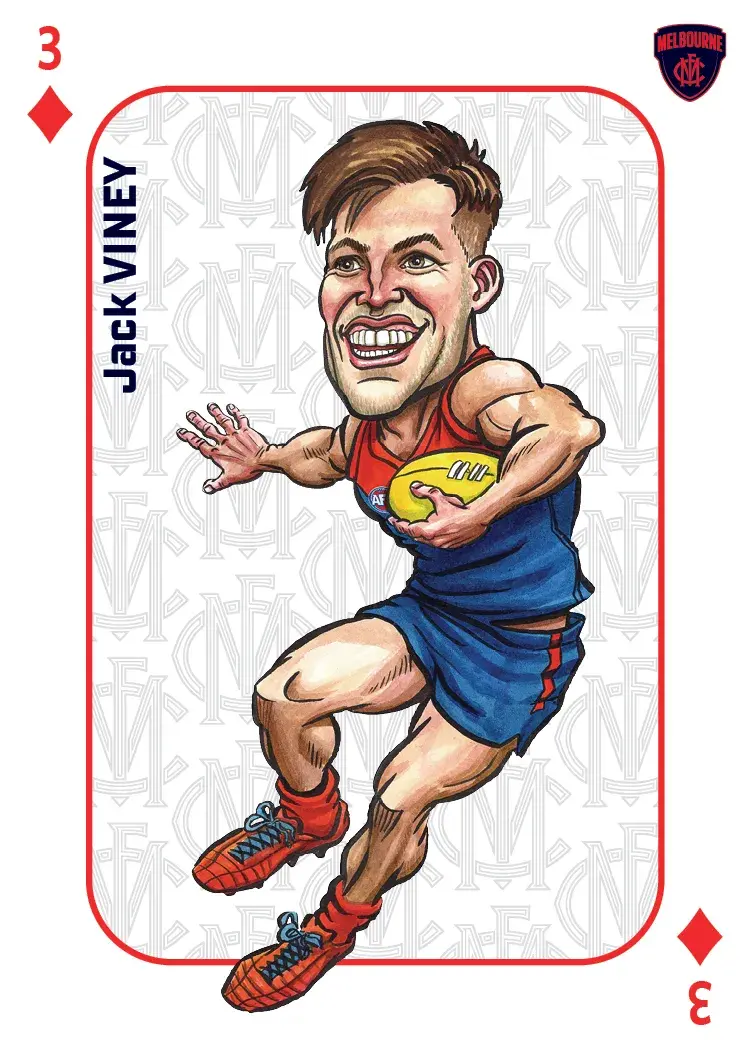 Teamcoach 2026 Magic Wildcards Playing Cards MW-11 Jack Viney - Melbourne Demons