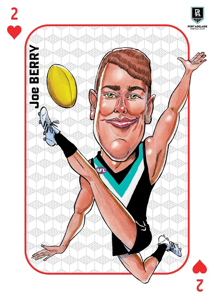 Teamcoach 2026 Rookie Wildcards Playing CardsW-13 Joe Berry - Port Adelaide Power