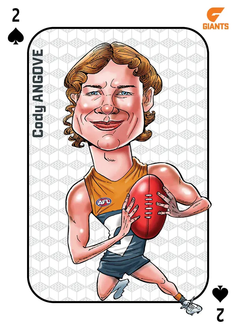 Teamcoach 2026 Rookie Wildcards Playing CardsW-09 Cody Angove - GWS Giants