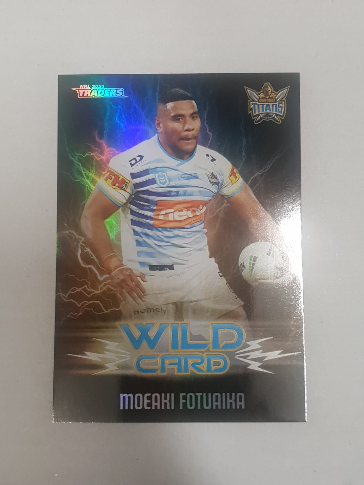2021 Wildcards - #14 - Titans - Moeaki Fotuaika - NRL Traders 2021