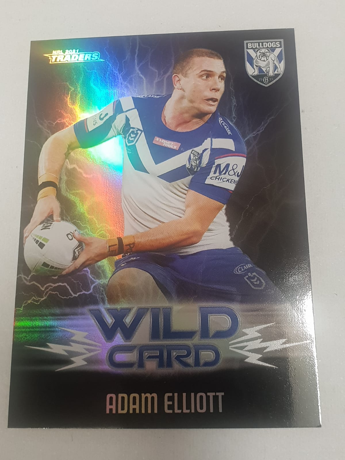 2021 Wildcards - #7 - Bulldogs - Adam Elliott - NRL Traders 2021
