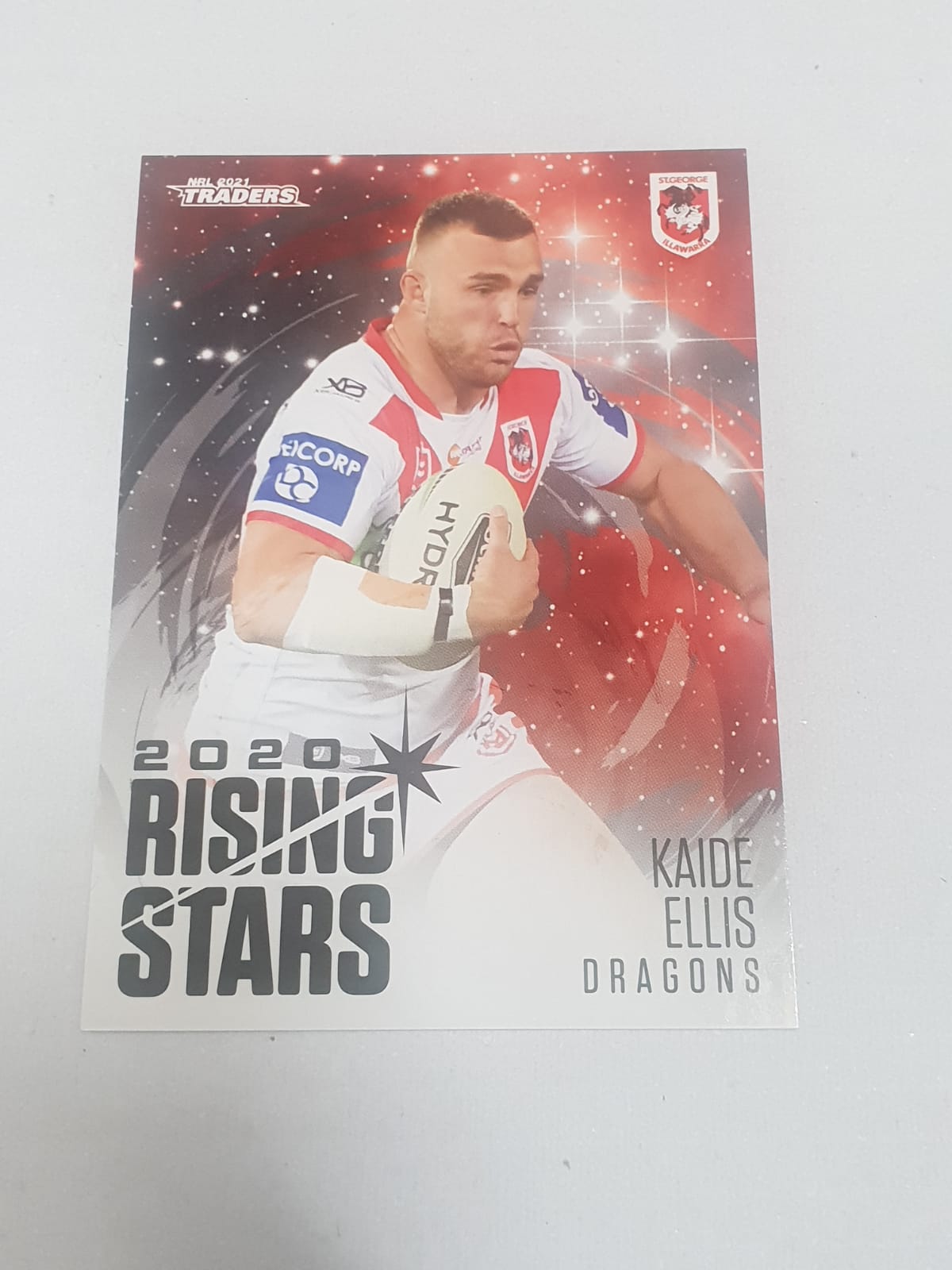 2020 Rising Stars - #38 - Dragons - Kaide Ellis - NRL Traders 2021