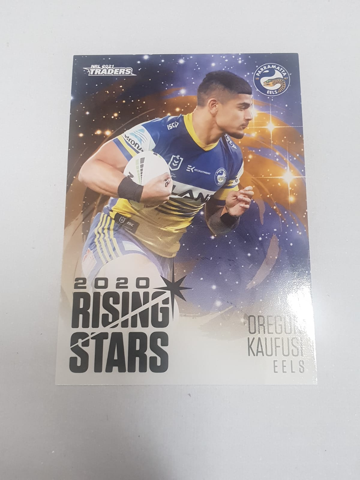 2020 Rising Stars - #29 - Eels - Oregon Kaufusi - NRL Traders 2021