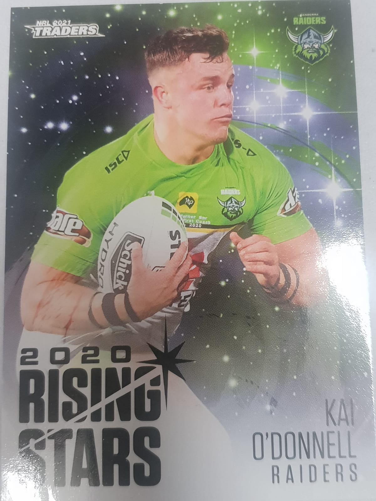 2020 Rising Stars - #4 - Raiders - Kai O'Donnell - NRL Traders 2021