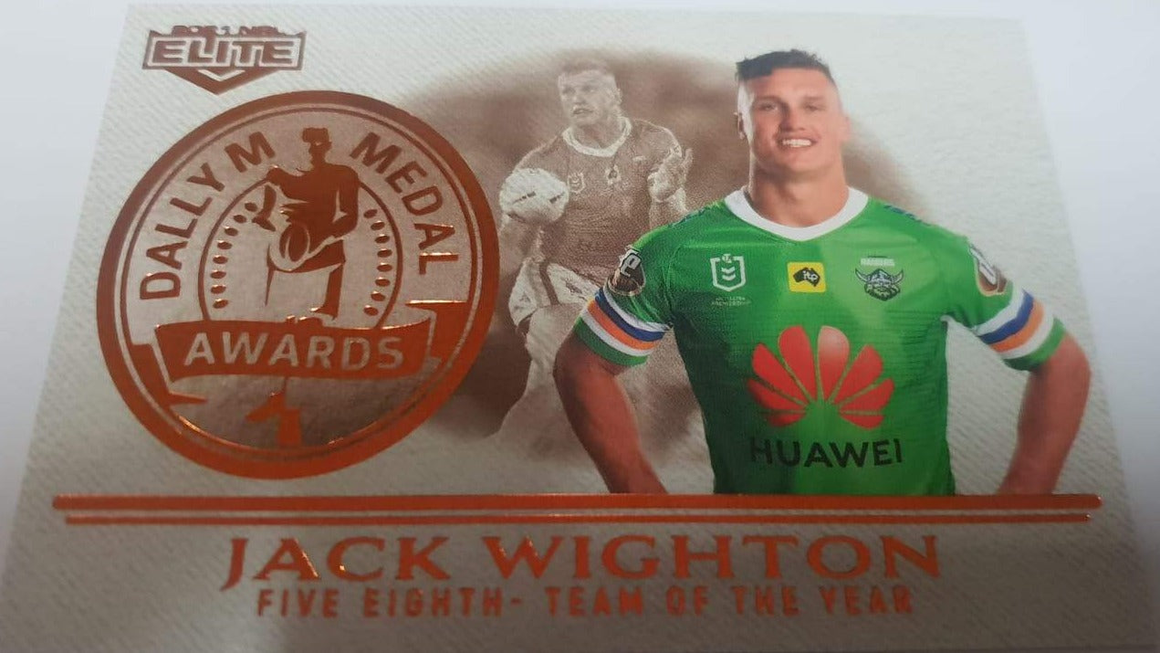 2020 Dally M Awards - DM7 - Jack Wighton - Canberra Raiders - 2021 Elite NRL