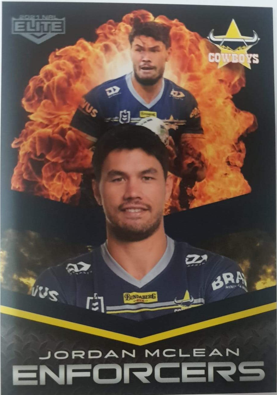 Enforcers - E17 - Jordan Mclean - North Queensland Cowboys - 2021 Elite NRL