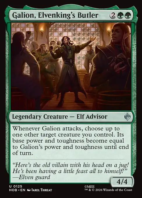 MTG - The Hobbit #125 Galion, Elvenking's Butler Uncommon