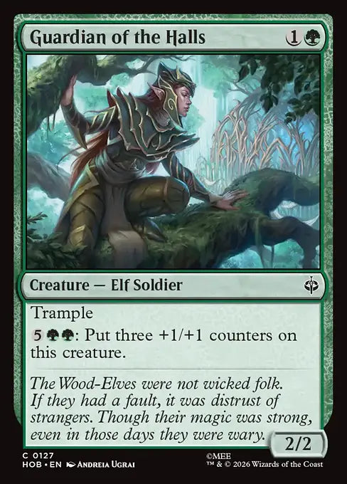 MTG - The Hobbit #127 Guardian of the Halls Common