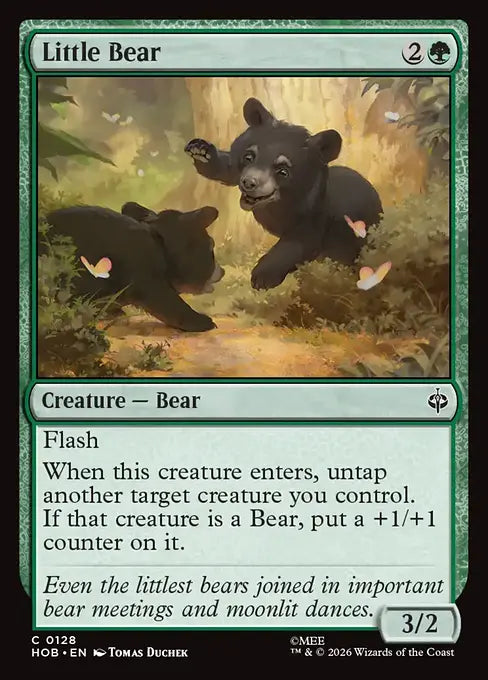 MTG - The Hobbit #128 Little Bear Common