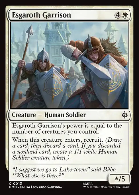 MTG - The Hobbit #013 Esgaroth Garrison Common