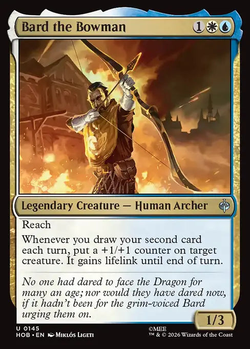 MTG - The Hobbit #145 Bard the Bowman Uncommon
