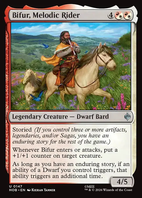 MTG - The Hobbit #147 Bifur, Melodic Rider Uncommon