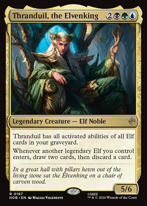 MTG - The Hobbit #167 Thranduil, the Elvenking Rare