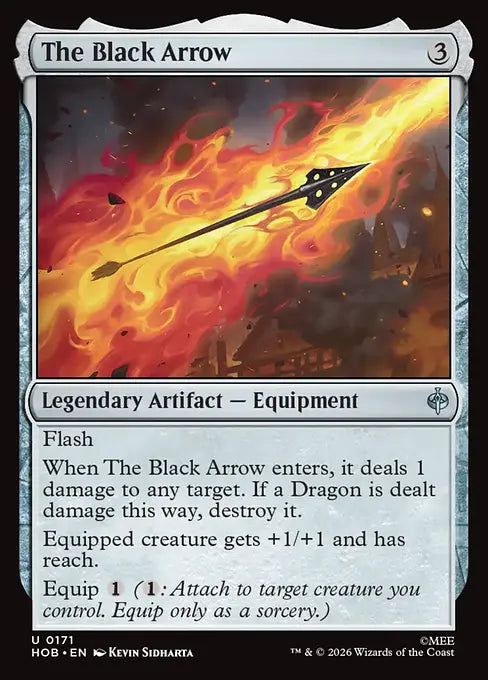 MTG - The Hobbit #171 The Black Arrow Uncommon