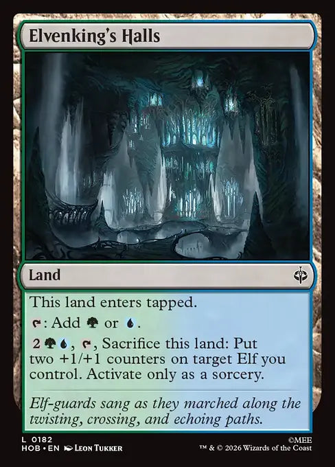 MTG - The Hobbit #182 Elvenking's Halls Common