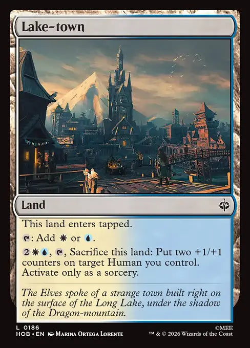 MTG - The Hobbit #186 Lake-town Common