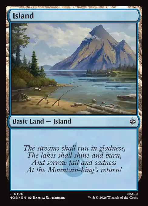 MTG - The Hobbit #190 Island Common