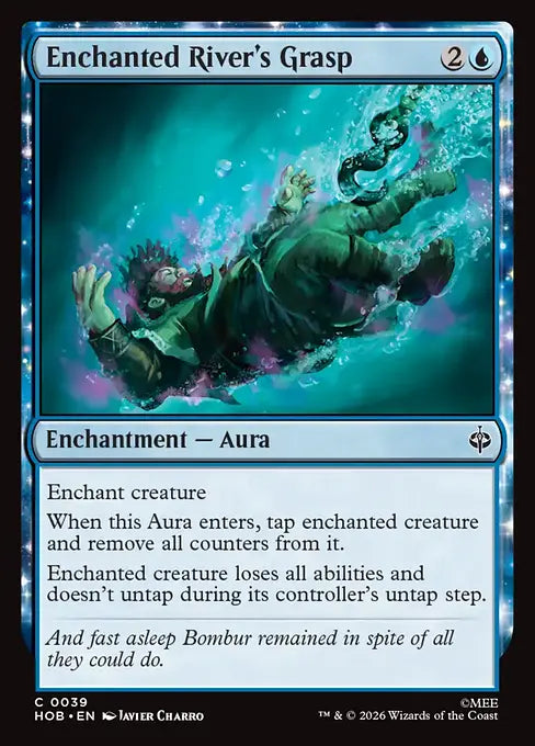 MTG - The Hobbit #039 Enchanted River's Grasp Common