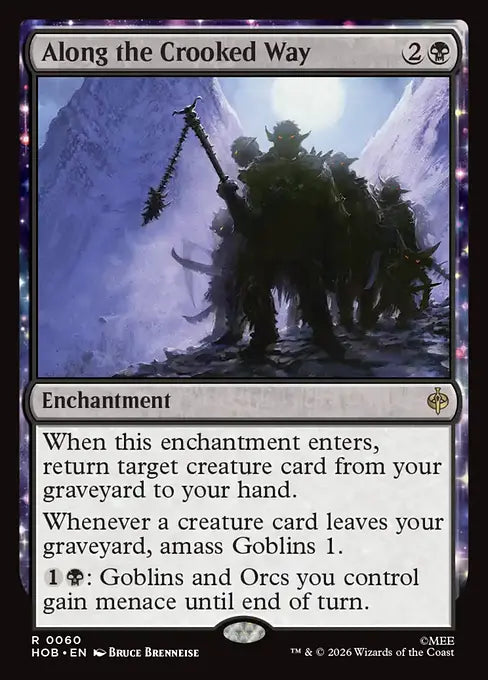 MTG - The Hobbit #060 Along the Crooked Way Rare