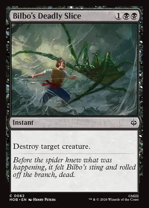 MTG - The Hobbit #062 Bilbo's Deadly Slice Common