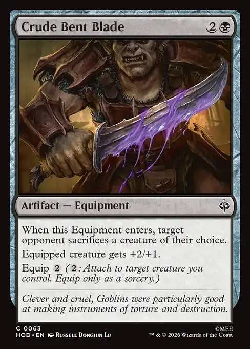 MTG - The Hobbit #063 Crude Bent Blade Common