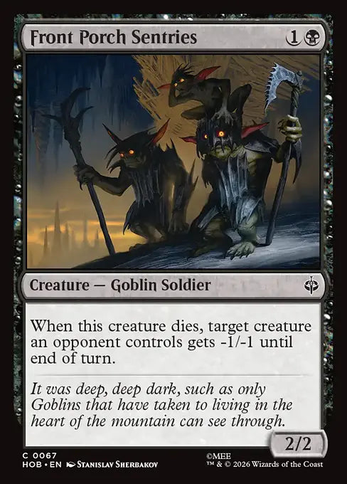 MTG - The Hobbit #067 Front Porch Sentries Common