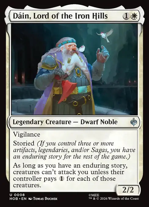 MTG - The Hobbit #008 Dáin, Lord of the Iron Hills Uncommon