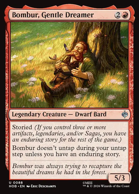 MTG - The Hobbit #088 Bombur, Gentle Dreamer Uncommon