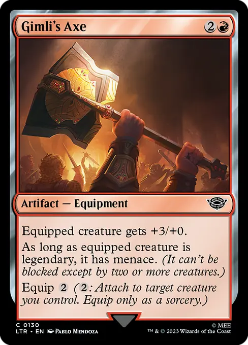 MTG - Tales of Middle Earth #130 Gimli's Axe Common