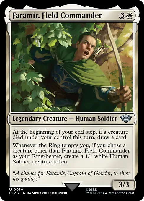 MTG - Tales of Middle Earth #14 Faramir, Field Commander Uncommon