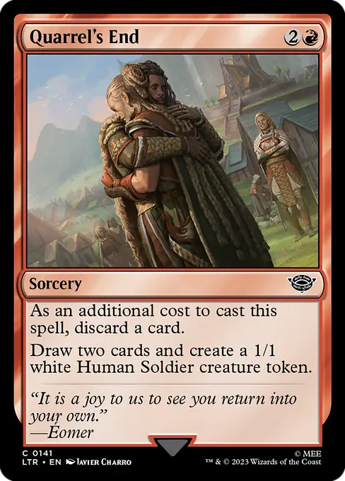 MTG - Tales of Middle Earth #141 Quarrel's End Common