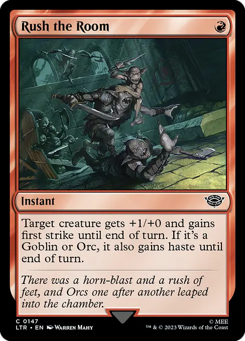 MTG - Tales of Middle Earth #147 Rush the Room Common