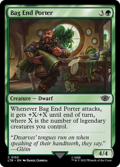 MTG - Tales of Middle Earth #153 Bag End Porter Common