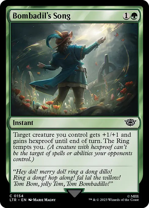 MTG - Tales of Middle Earth #154 Bombadil's Song Common