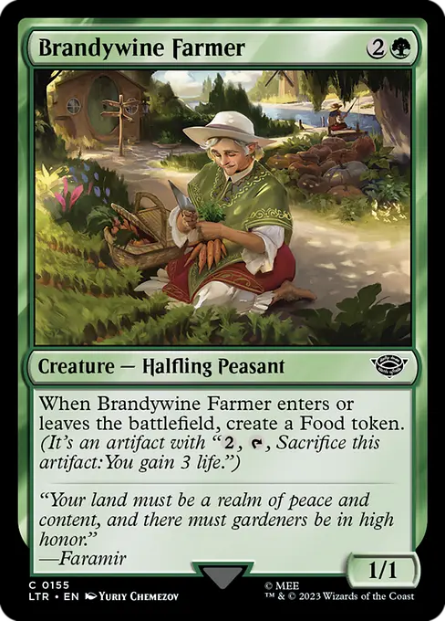 MTG - Tales of Middle Earth #155 Brandywine Farmer Common