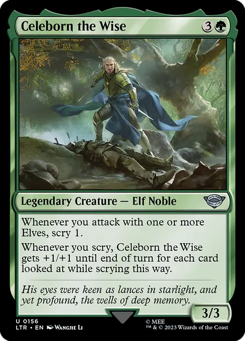 MTG - Tales of Middle Earth #156 Celeborn the Wise Uncommon