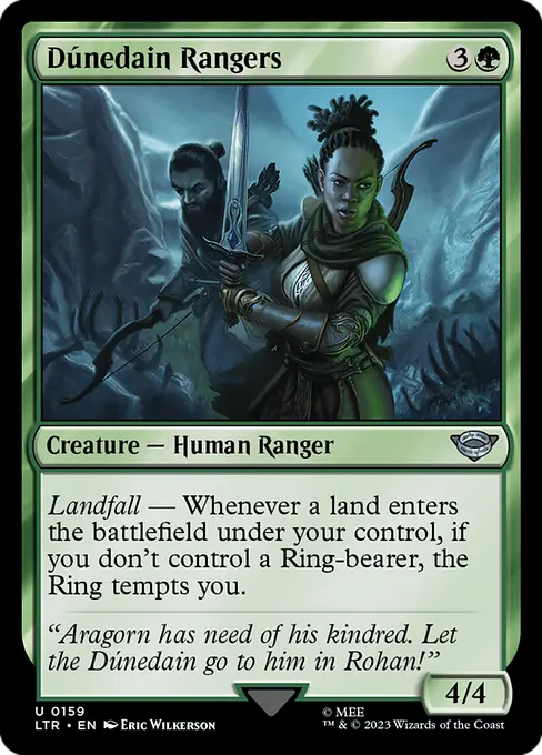 MTG - Tales of Middle Earth #159 Dúnedain Rangers Uncommon