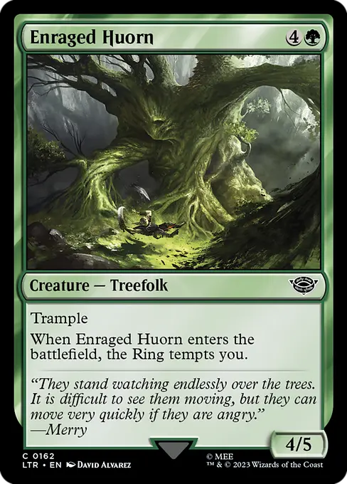 MTG - Tales of Middle Earth #162 Enraged Huorn Common