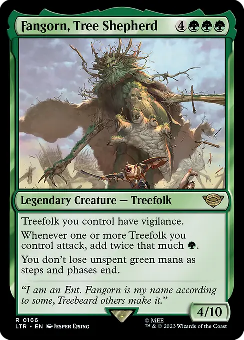 MTG - Tales of Middle Earth #166 Fangorn, Tree Shepherd Rare