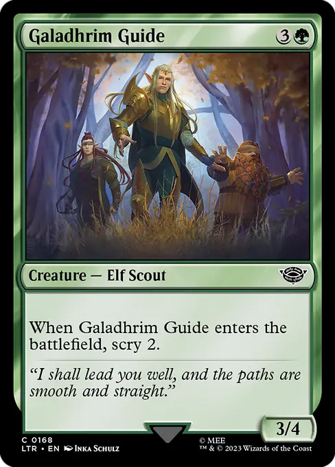 MTG - Tales of Middle Earth #168 Galadhrim Guide Common