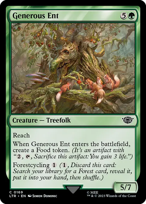 MTG - Tales of Middle Earth #169 Generous Ent Common