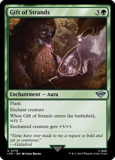 MTG - Tales of Middle Earth #170 Gift of Strands Uncommon