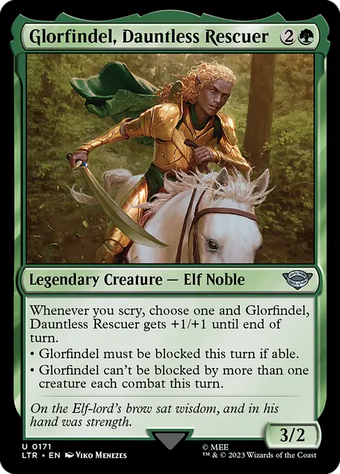 MTG - Tales of Middle Earth #171 Glorfindel, Dauntless Rescuer Uncommon