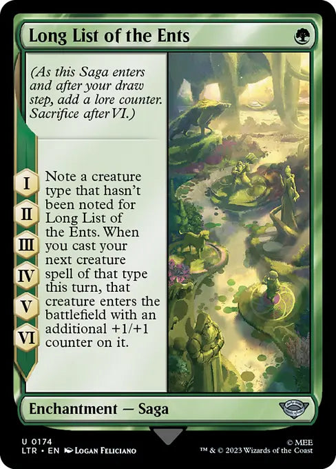 MTG - Tales of Middle Earth #174 Long List of the Ents Uncommon